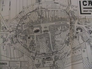Stadtplan Calau 1932