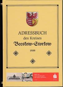 Adressbuch des Kreises Beeskow-Storkow 1939